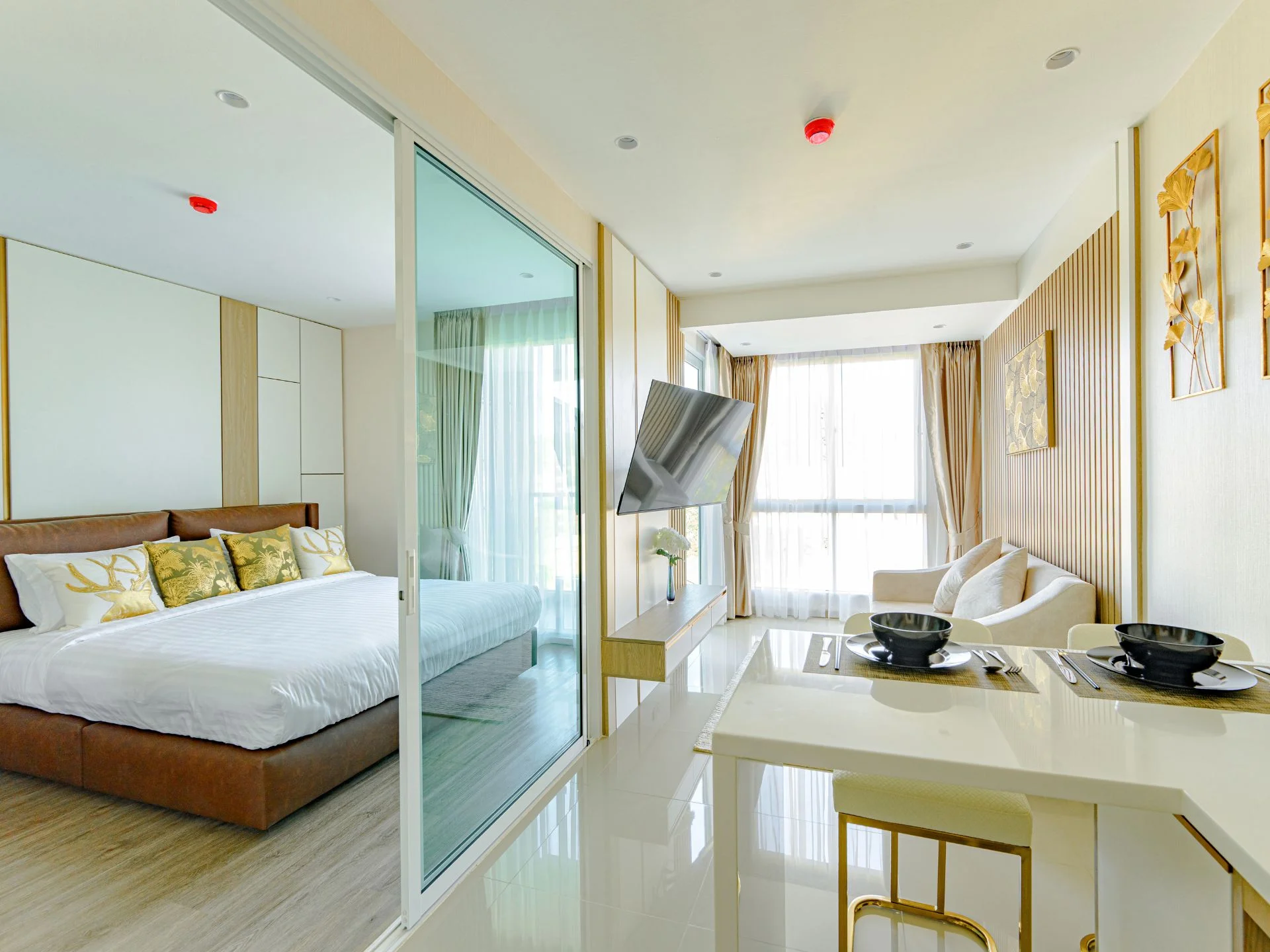 Студия с спальней и гостиной в The City Phuket, Вичи