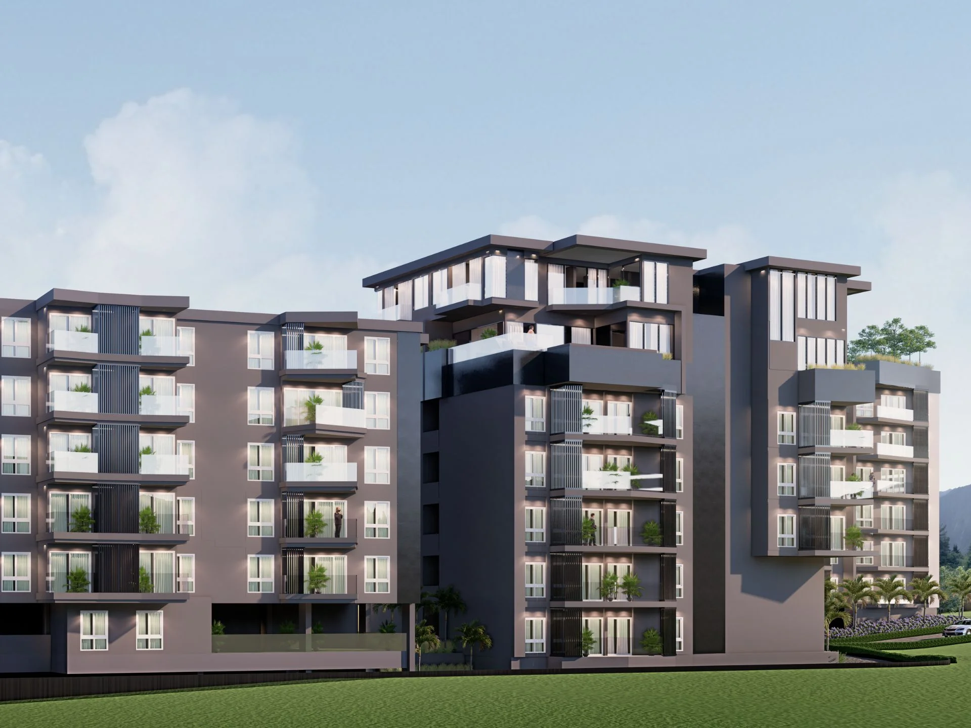 Архитектура жилого комплекса The City Phuket, Вичи