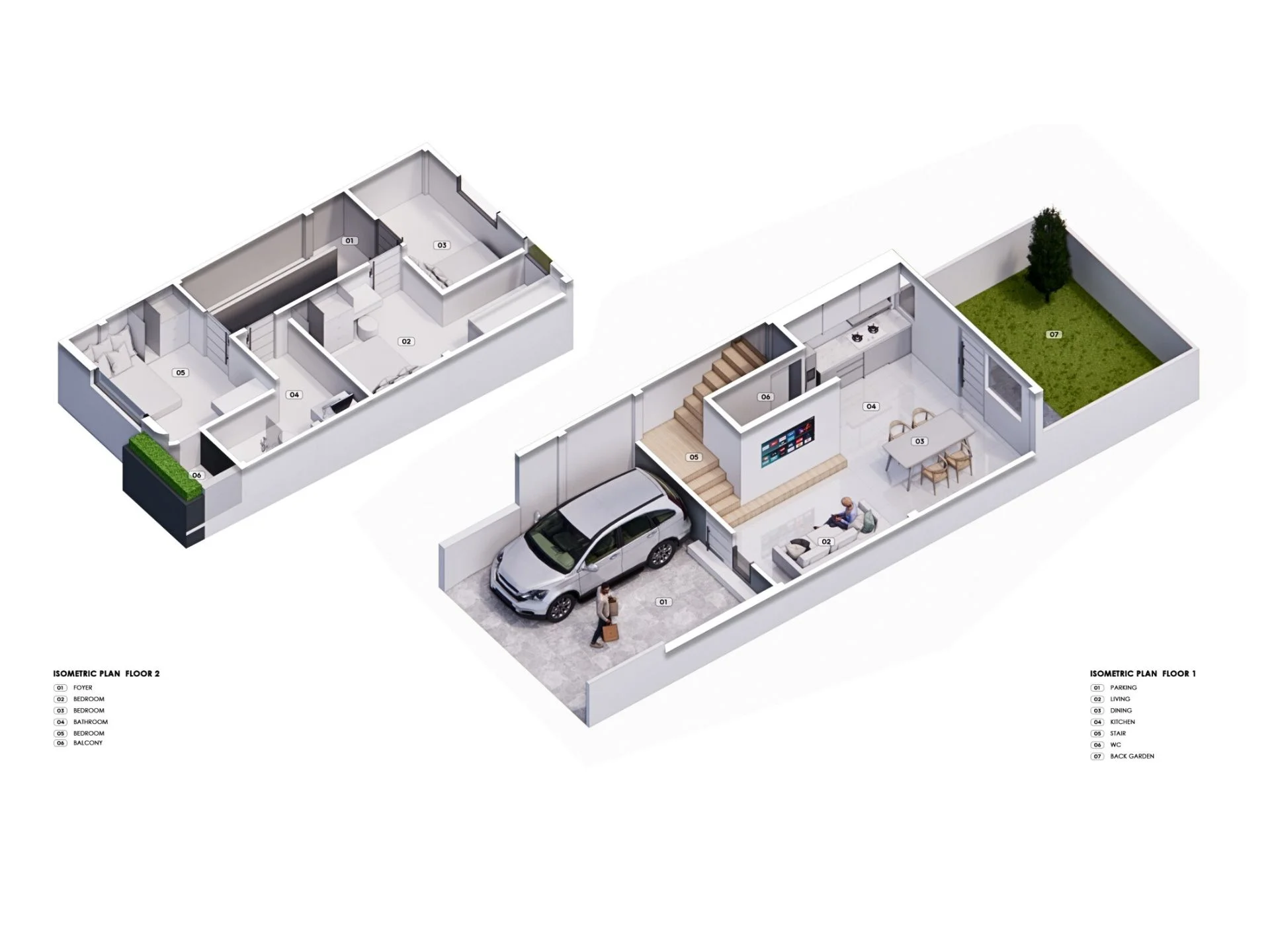 Unit Plan 3 bedroom Phuket