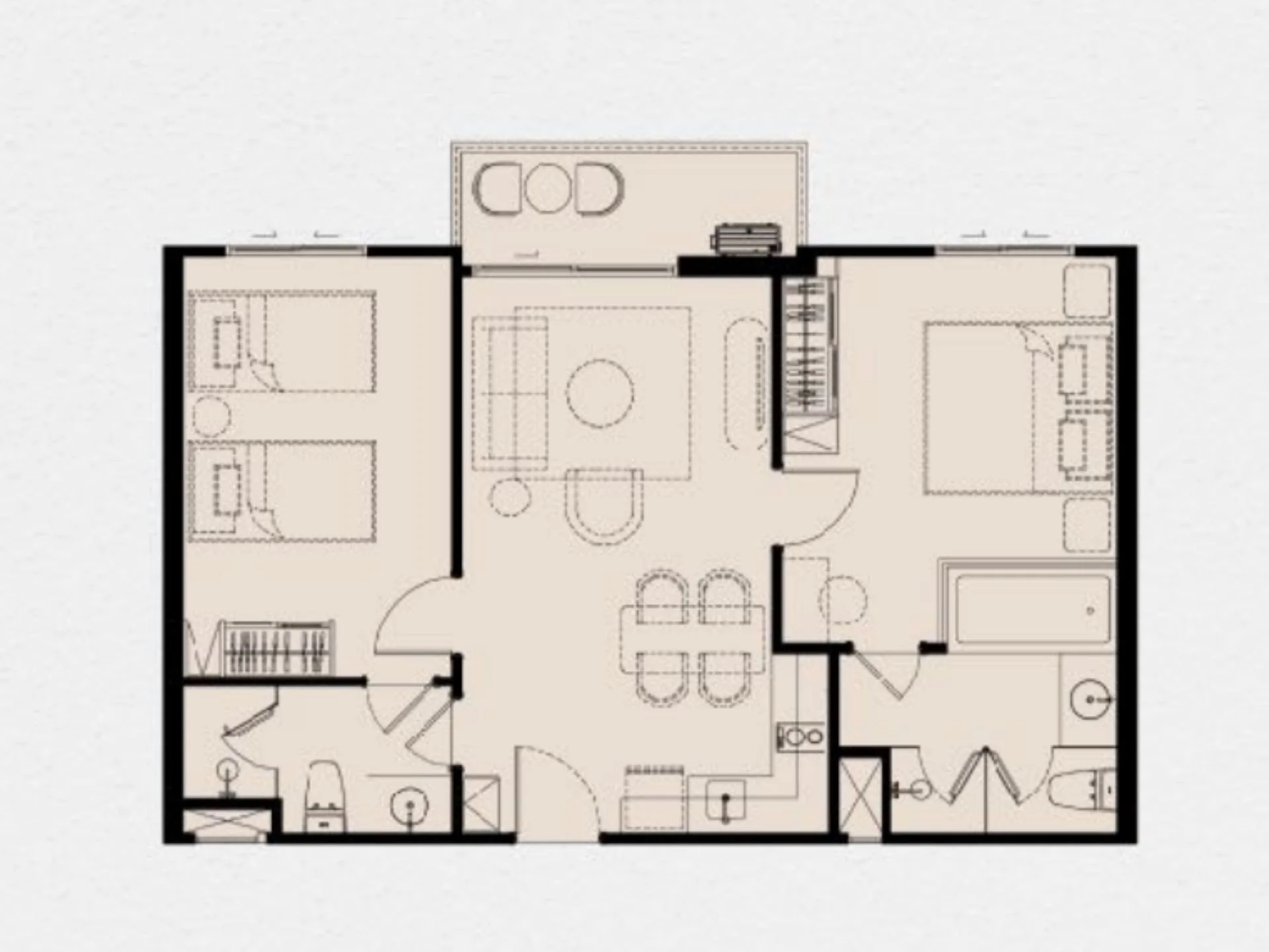 unit plan The Title Heritage
