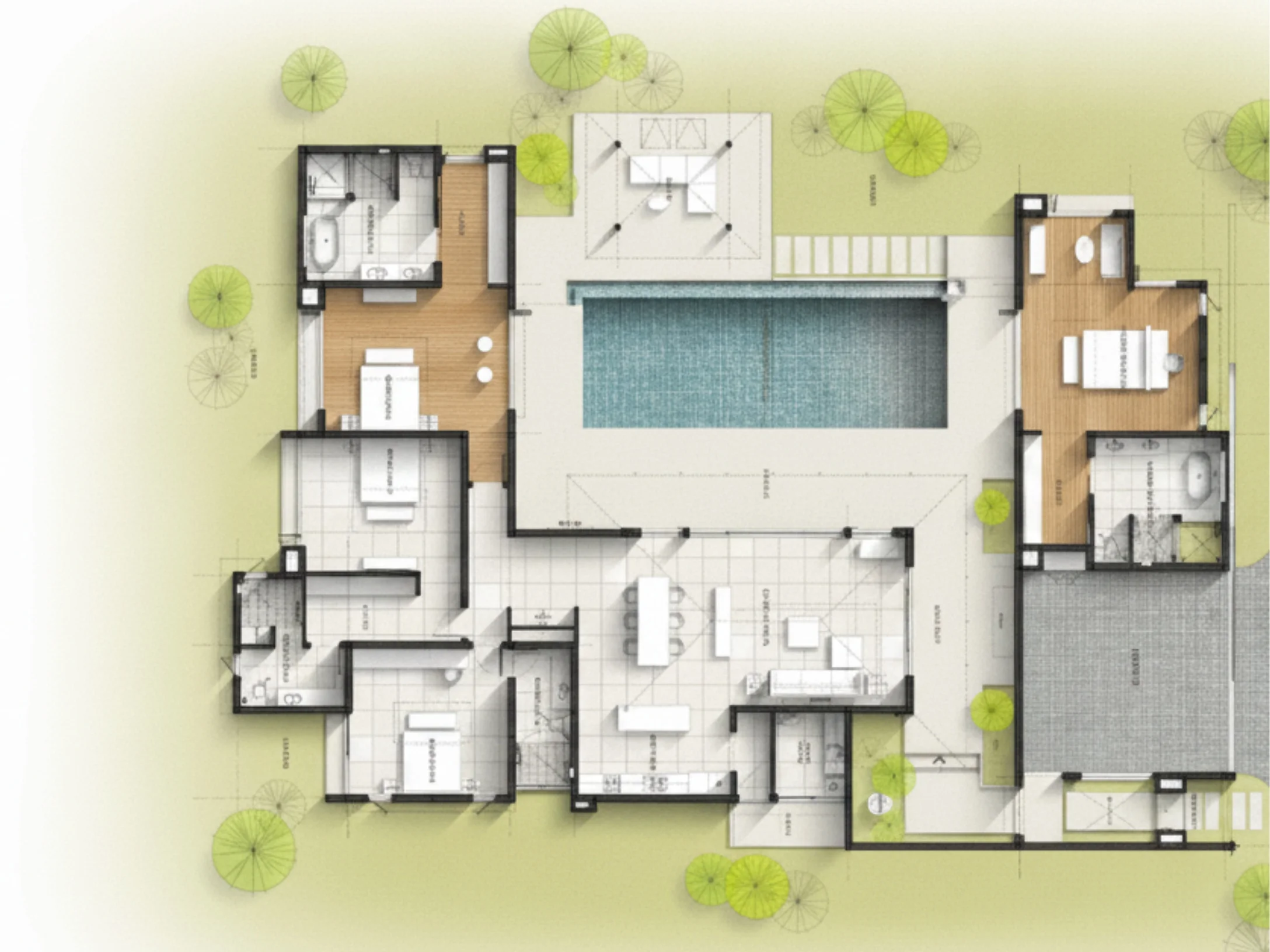 unit plan villa 4bedroom Anchan