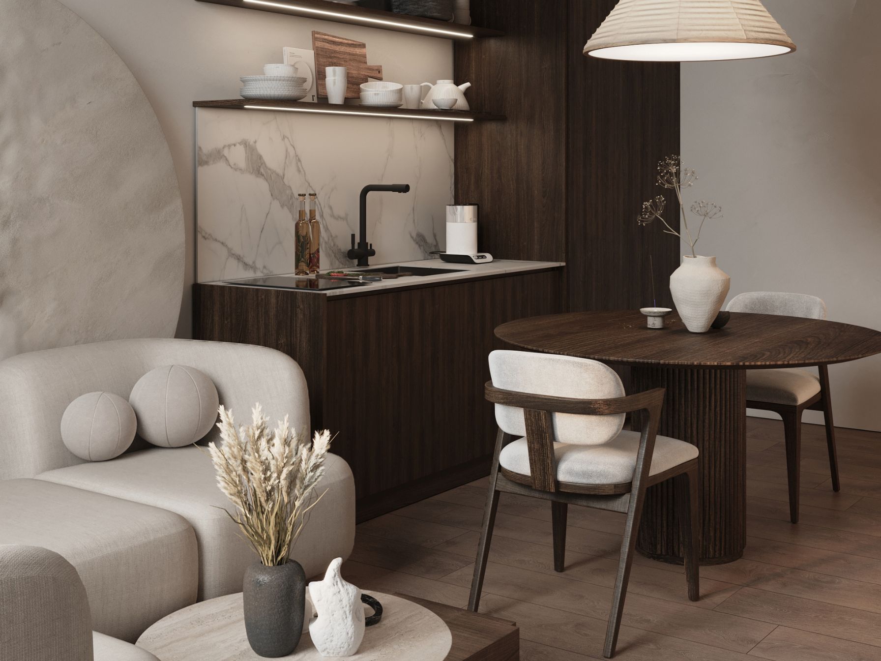 Sunny Moon Interior 1 Bedroom
