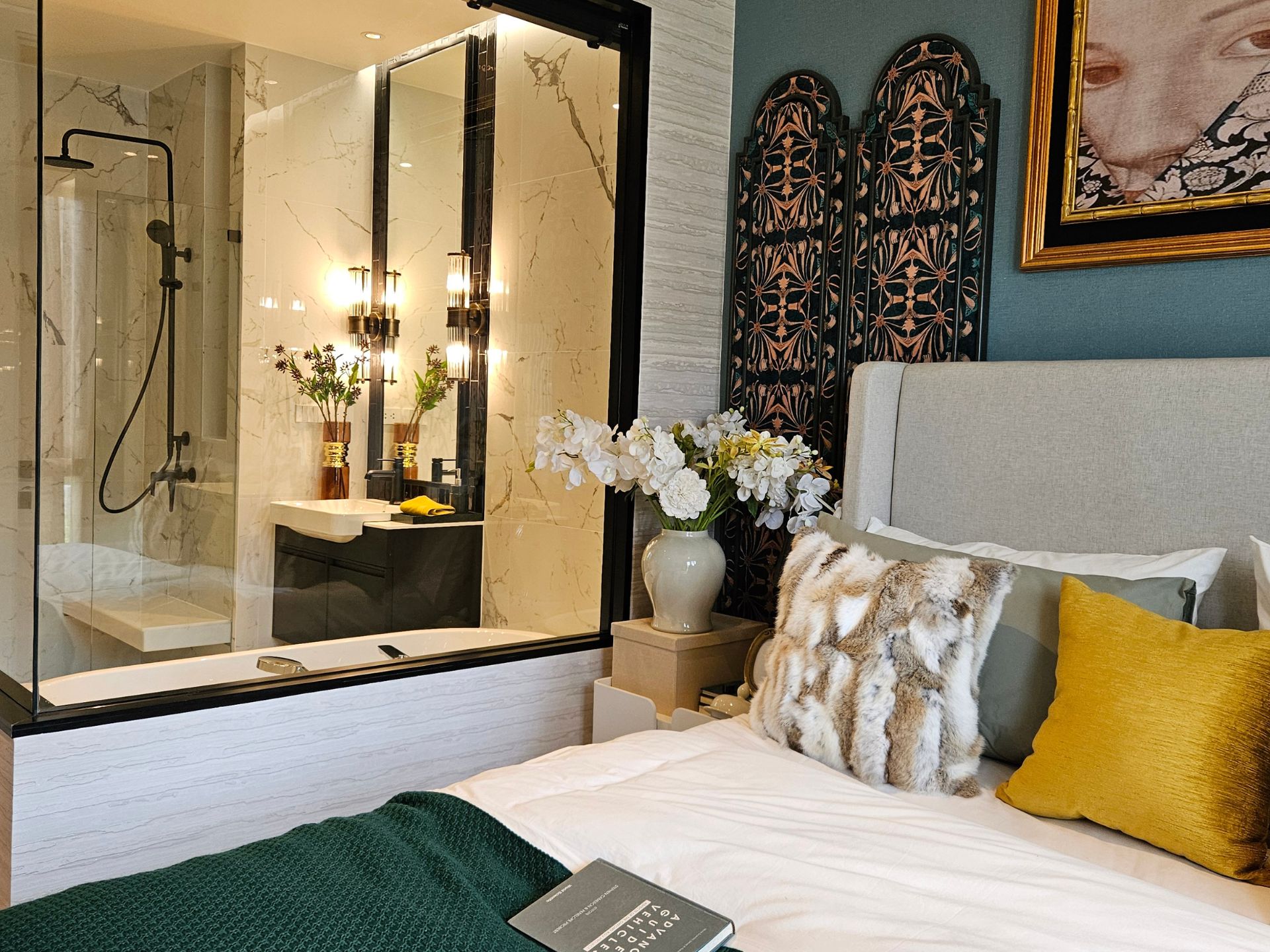 1 бд 56 кв спальня The Title Heritage condo