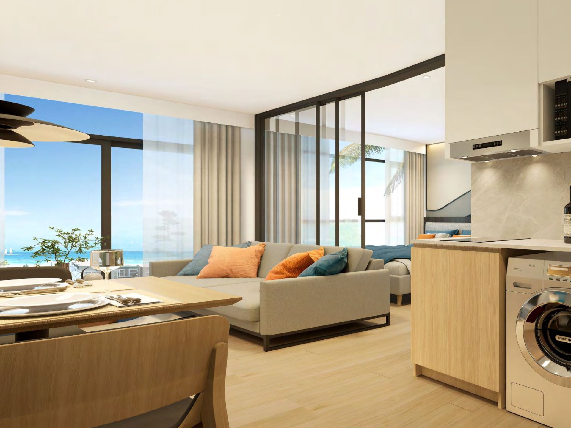 1 BD Interior 4 37.3 Sea Heaven Nai Thon Phuket Phase 3.1 condo