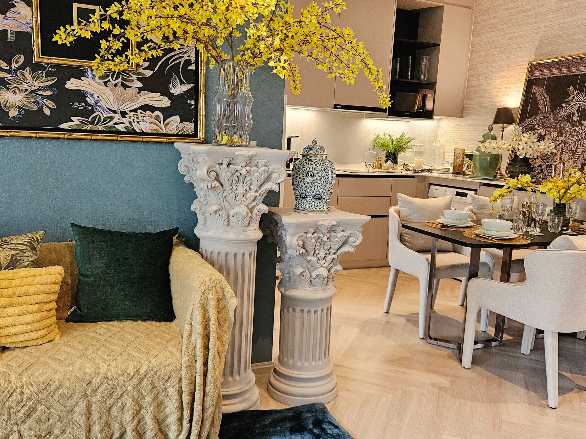 1бд 56 кв гостиная