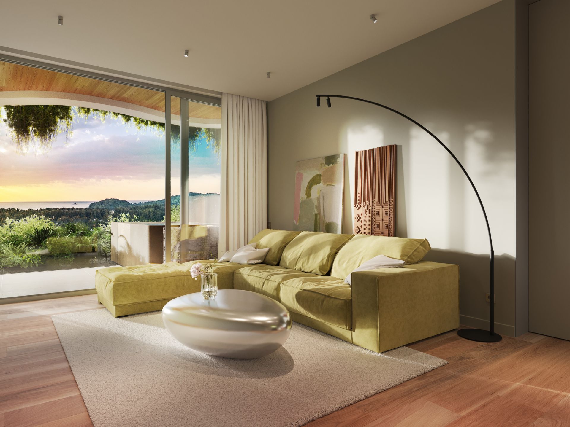 1BD lux 101sqm 4 Layan Verde condo