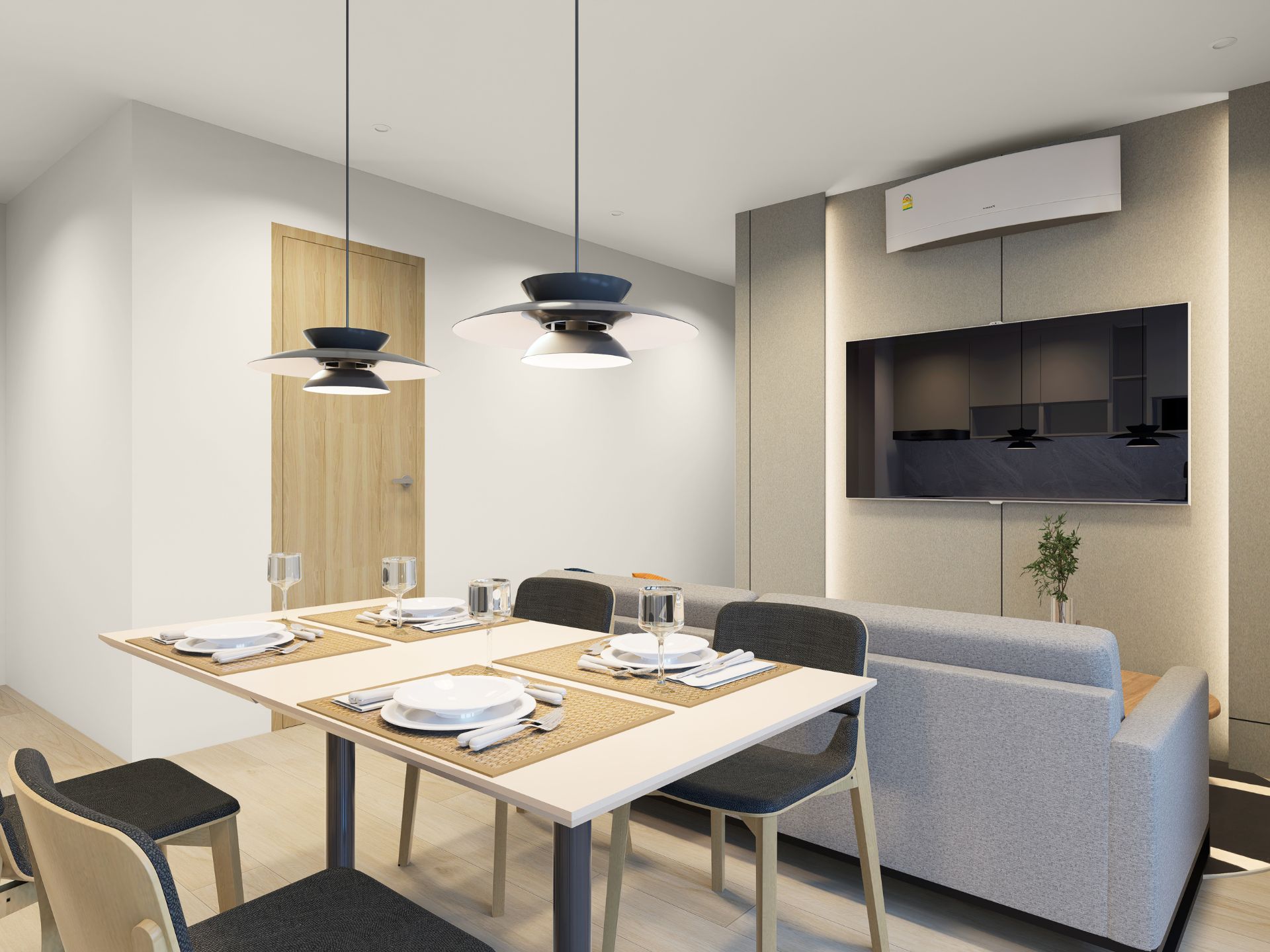 2BD Interior 1 Sea Heaven Nai Thon Phuket condo Phase 3.1