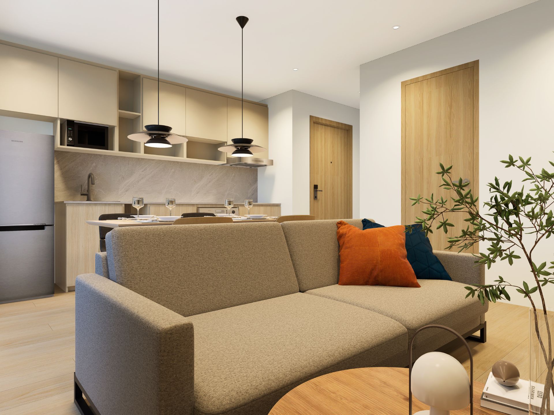 2BD Interior 3 Sea Heaven Nai Thon Phuket condo Phase 3.1