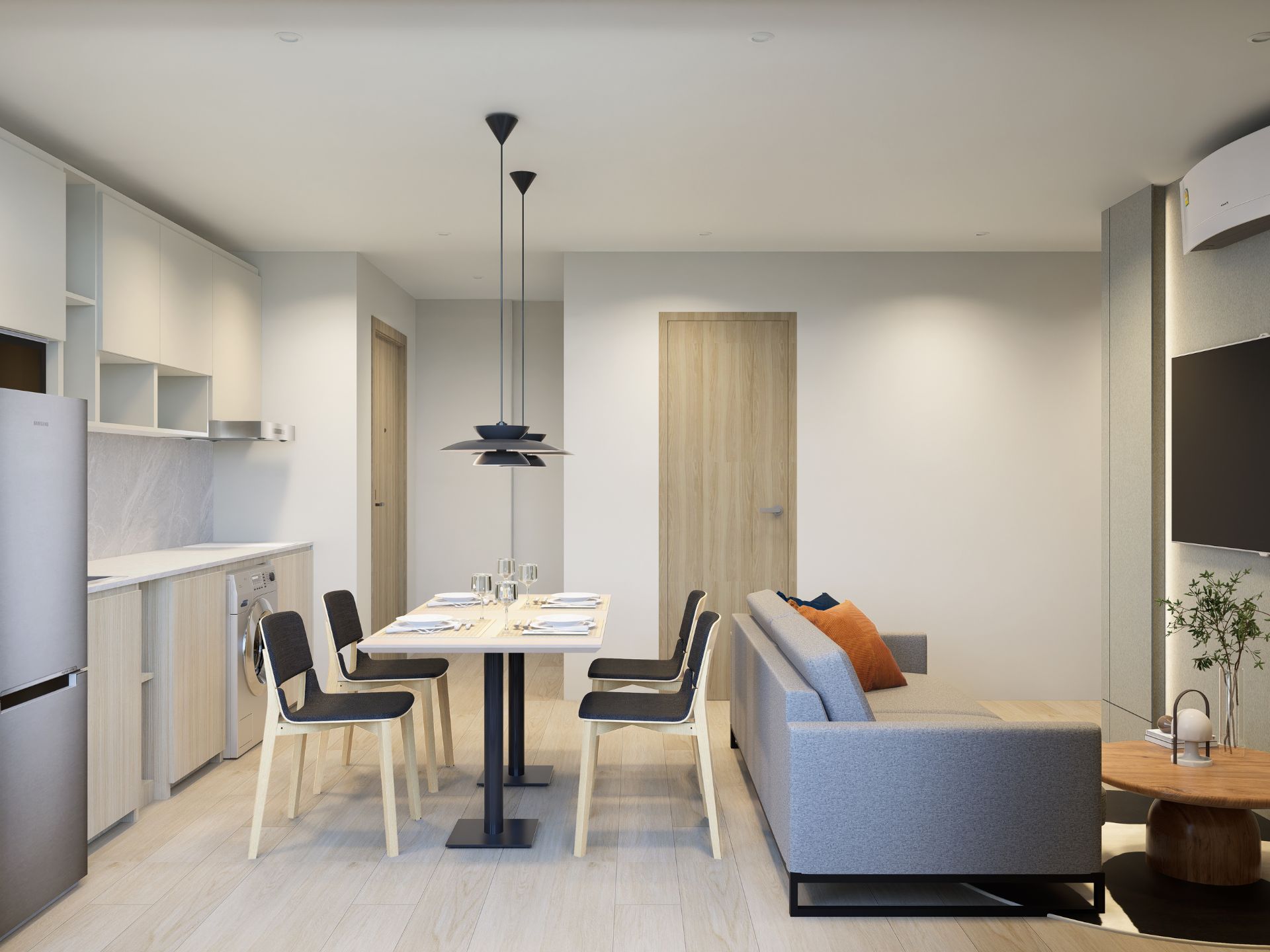 2BD Interior Sea Heaven Nai Thon Phuket condo Phase 3.1