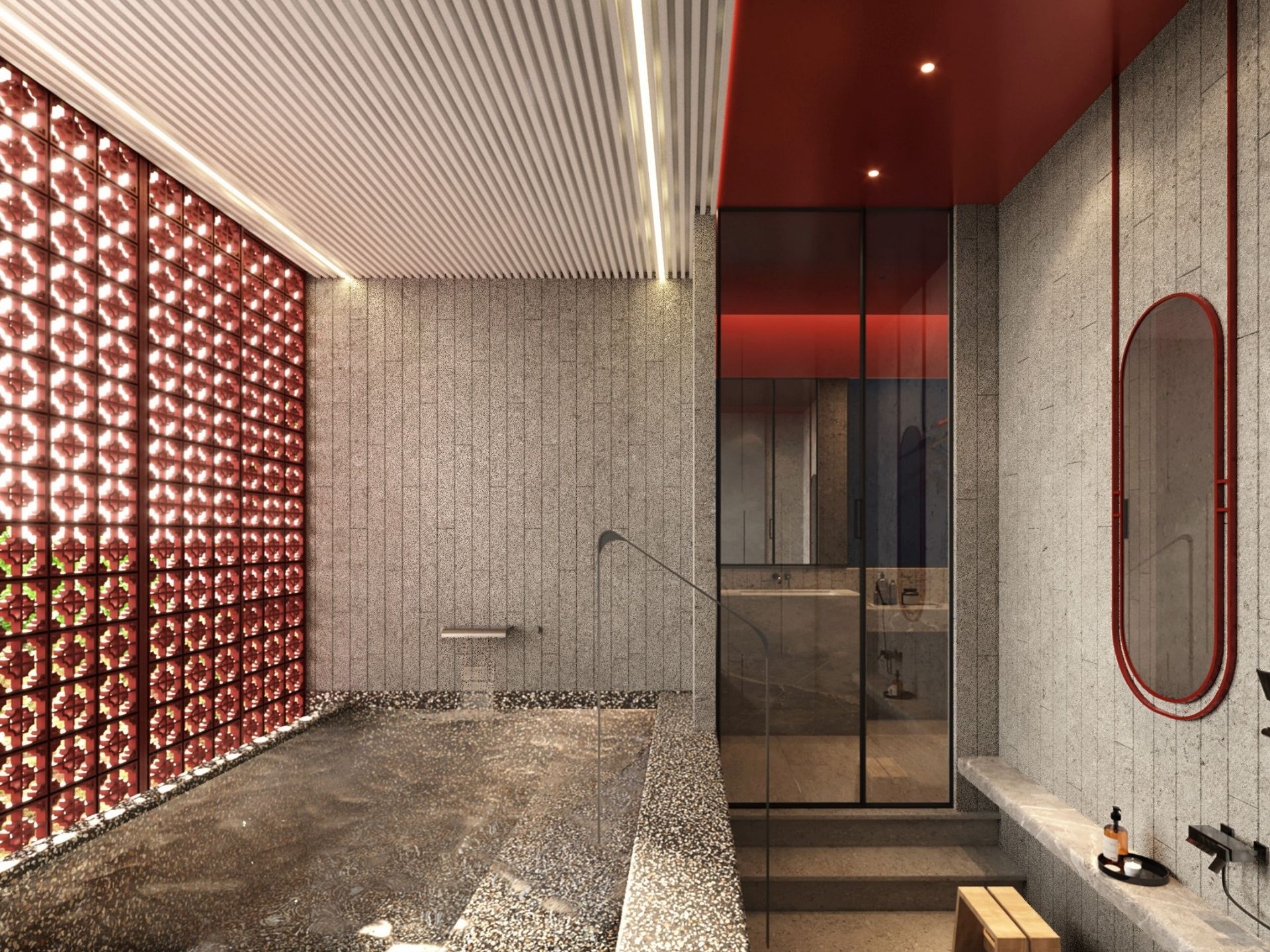 онсен ванна с минводой