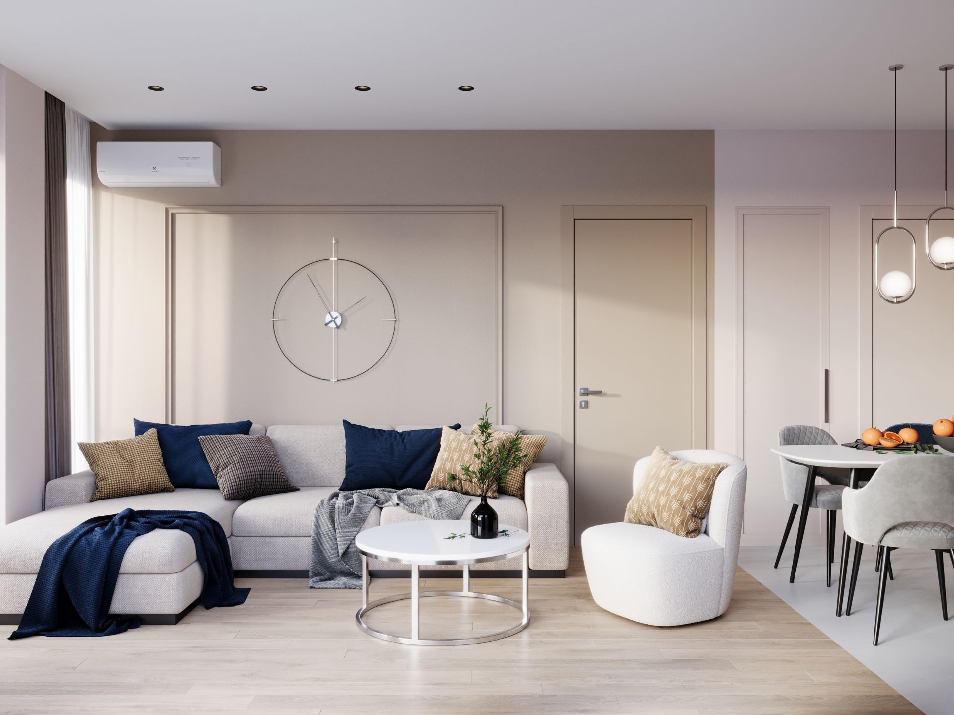 1BD 43 sqm Interior2 Dominion condo interior