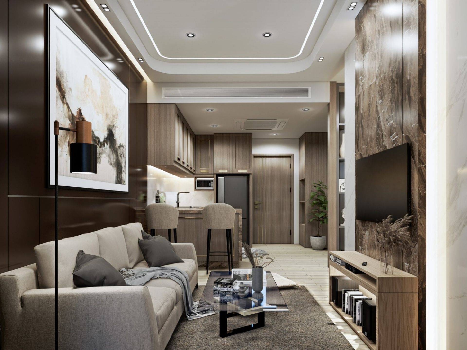 2бд гостиная (2) The City Phuket Vichit