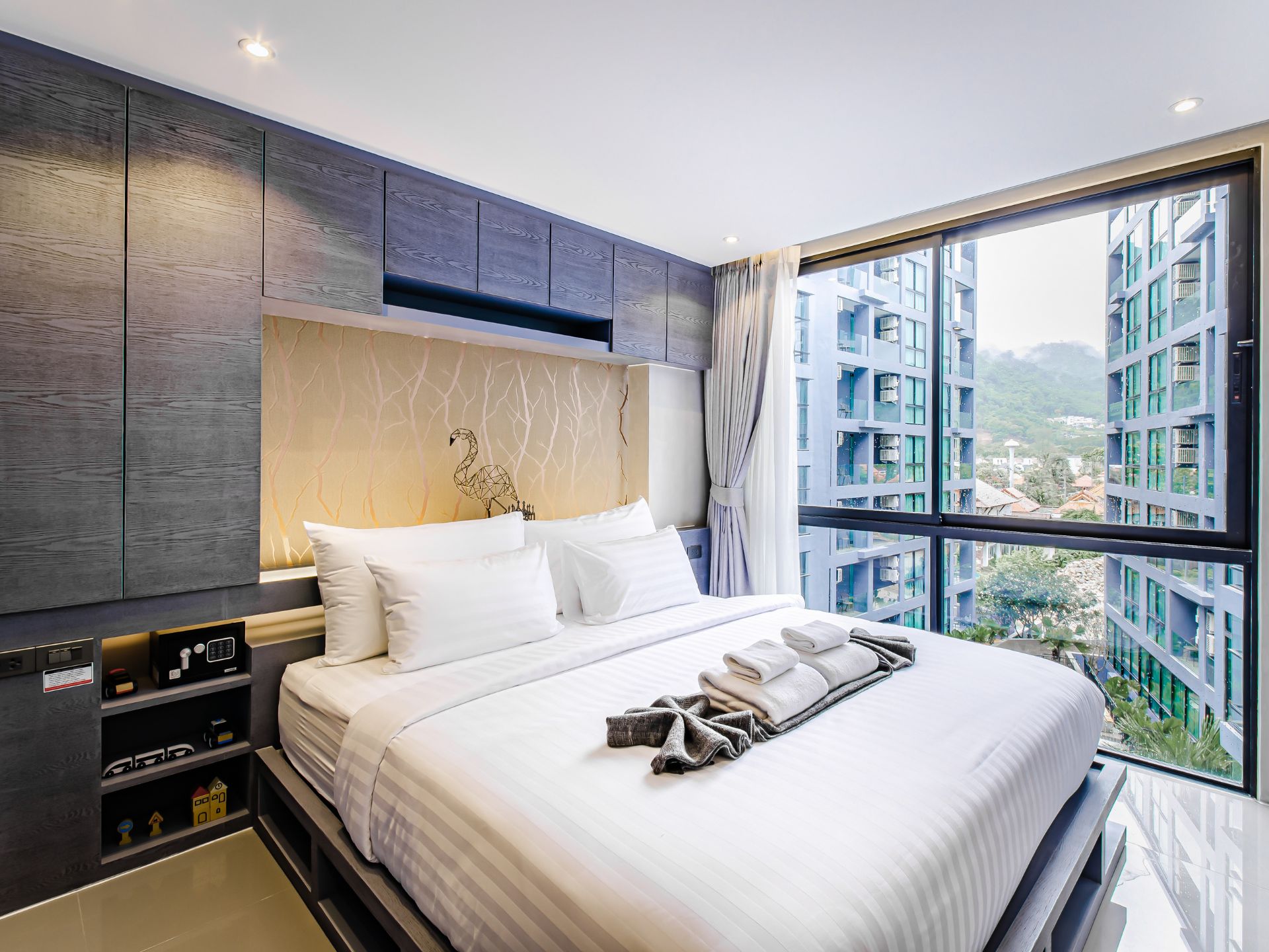 2бд спальня Citygate condo