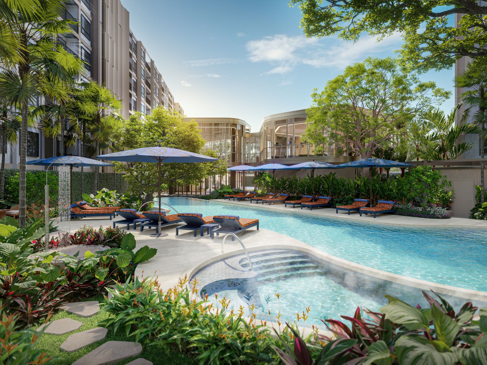 Exterior 3 The Base Chergntalay condo interior