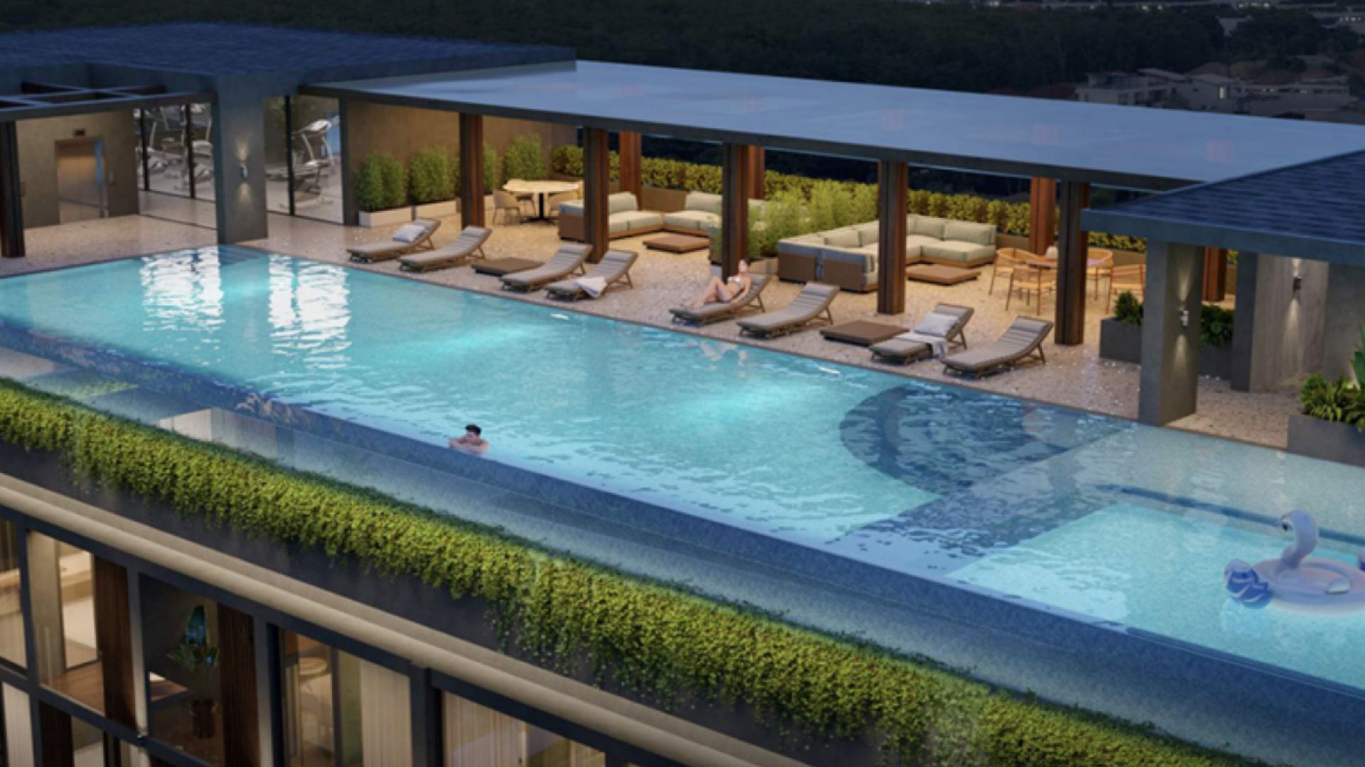 крыша бассейн Essense condo