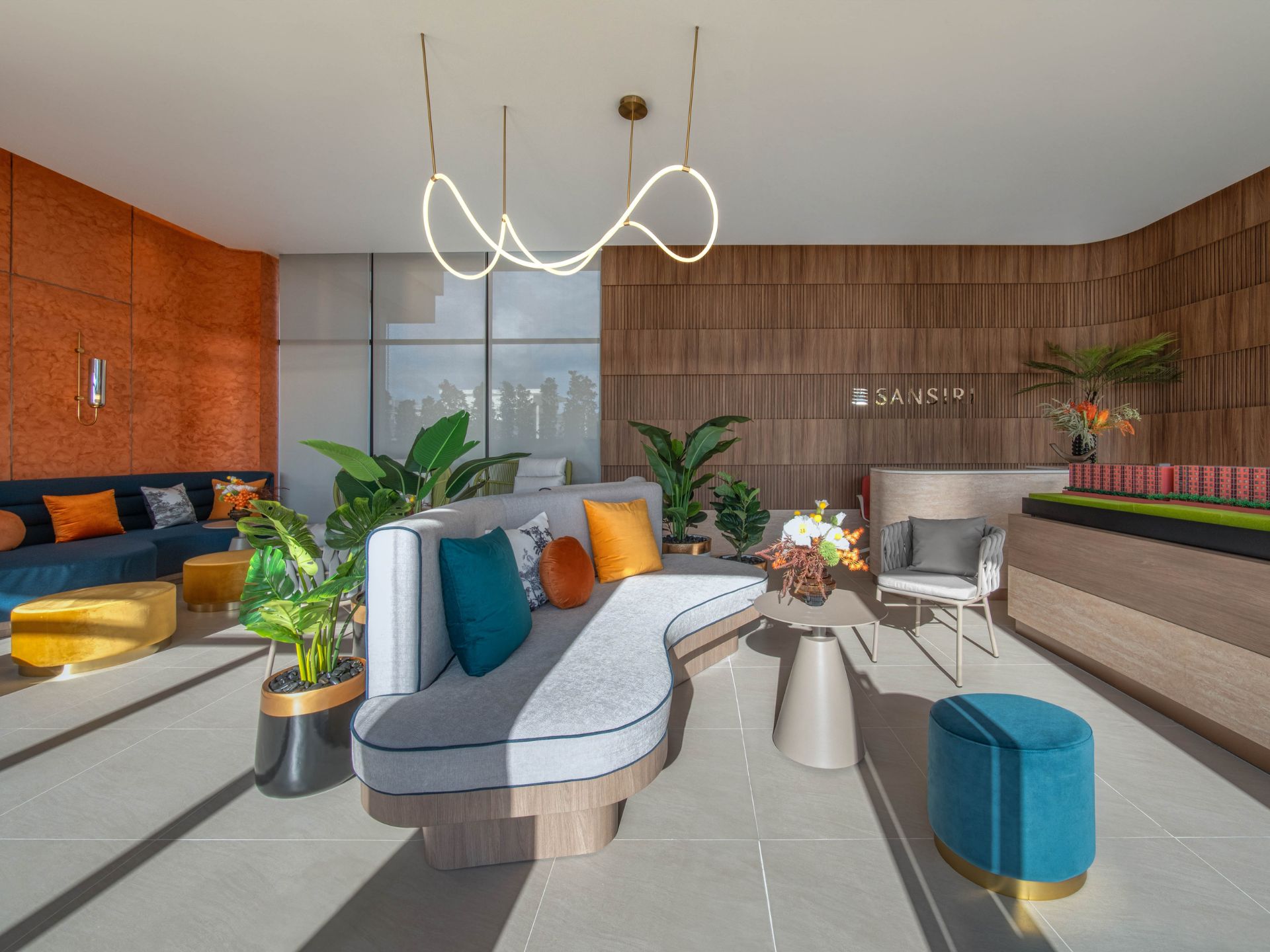 лобби2 The Base Bukit condo lobbi